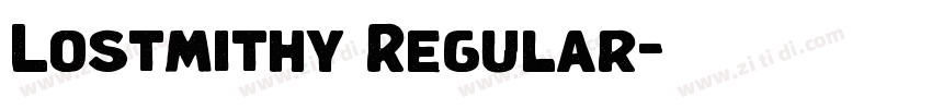 Lostmithy Regular字体转换